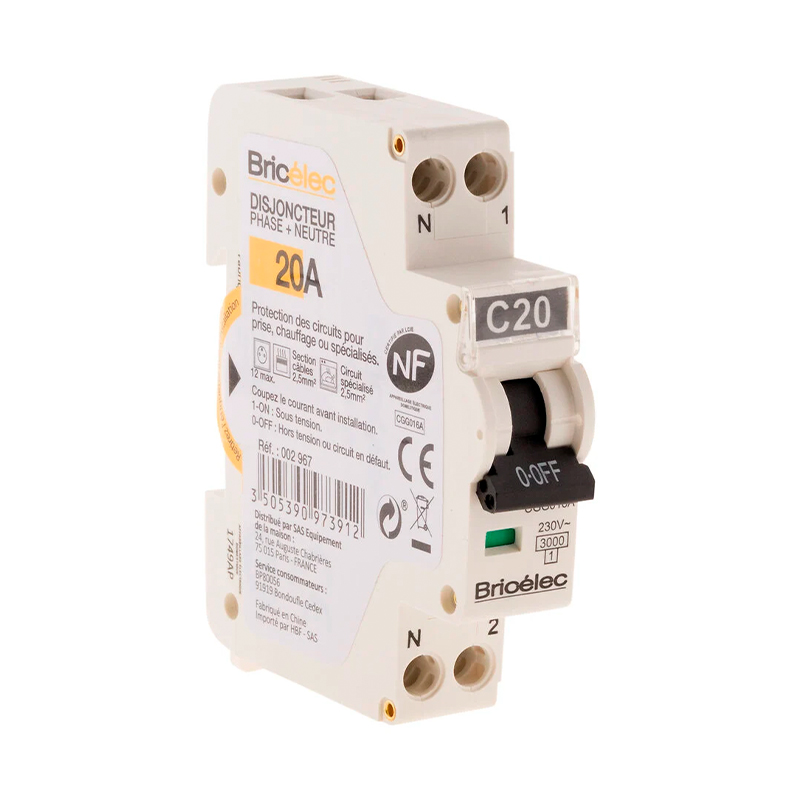 BRICELEC - Disjuntor 20A