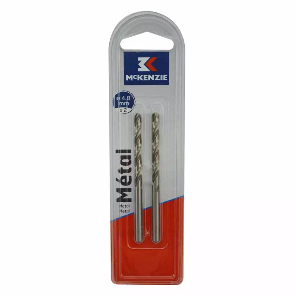 MCKENZIE - 2 Brocas Metal D4.8Mm