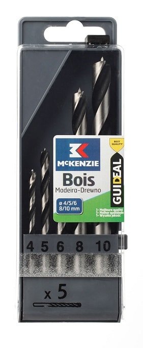 MCKENZIE - Set 5 Brocas Madeira D4-10Mm