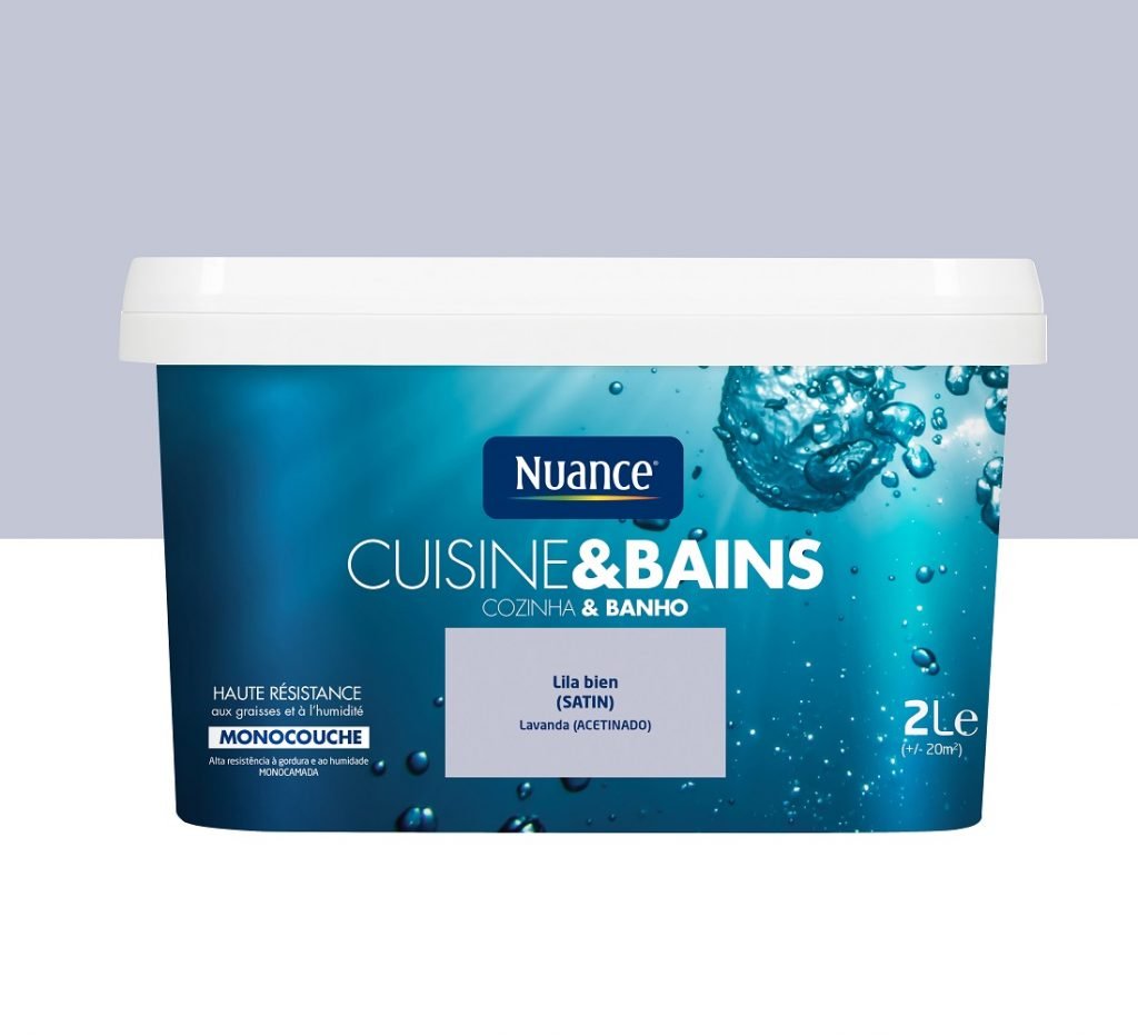 NUANCE - Tinta Cozinha &amp; WC Lavanda 2L