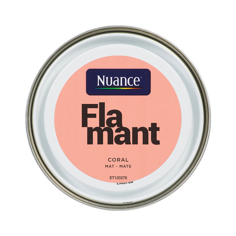 NUANCE - Tinta Monocreme Coral Mate 0.5L