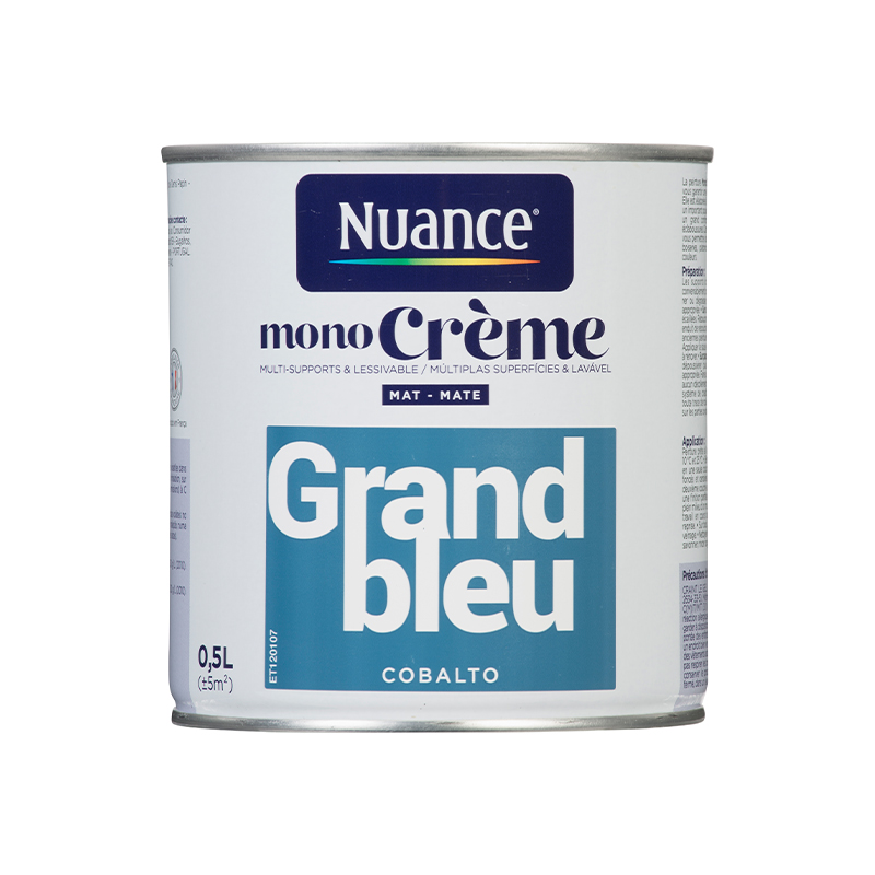 NUANCE - Tinta Monocreme Cobalto Mate 0.5L