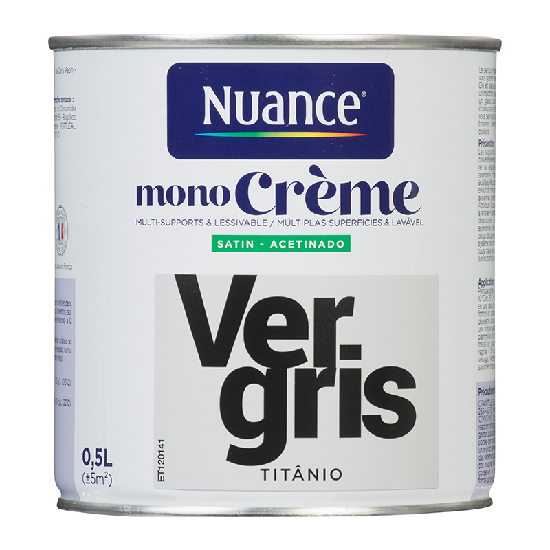 NUANCE - Tinta Monocreme Titânio Acrílica 0.5L
