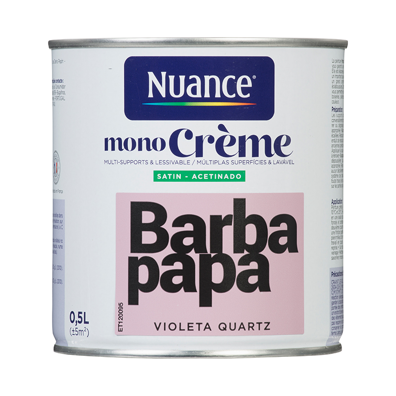 NUANCE - Tinta Monocreme Violeta Quartzo Acrílica 0.5L
