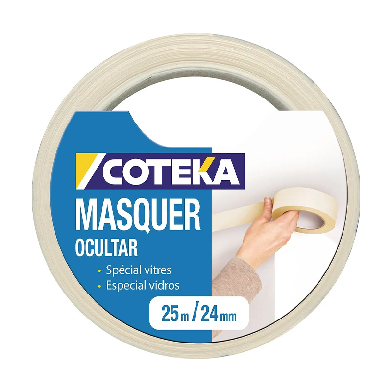 COTEKA - Fita Mascaragem Vidros 24Mm 25M