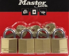 MASTERLOCK - Conjunto Cadeados 30MM 4UN