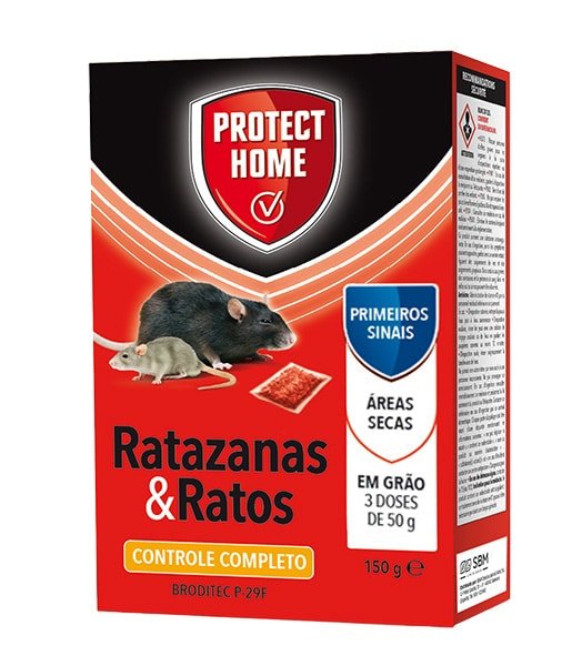 PROTECT HOME - Rodicum Cereal Ratos e Ratazanas 3X50G