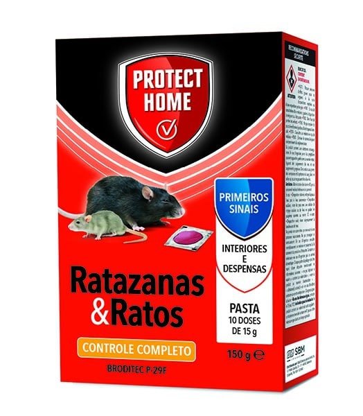 PROTECT HOME - Rodicum Pasta Ratos e Ratazanas 10X15G