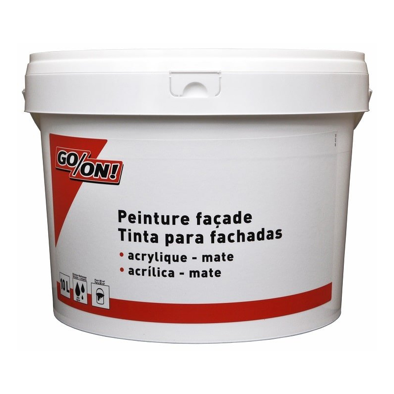 GO ON - Tinta Fachada Acrílica 10L Branco