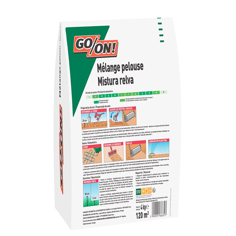 GO ON - Mistura Relva 4Kg