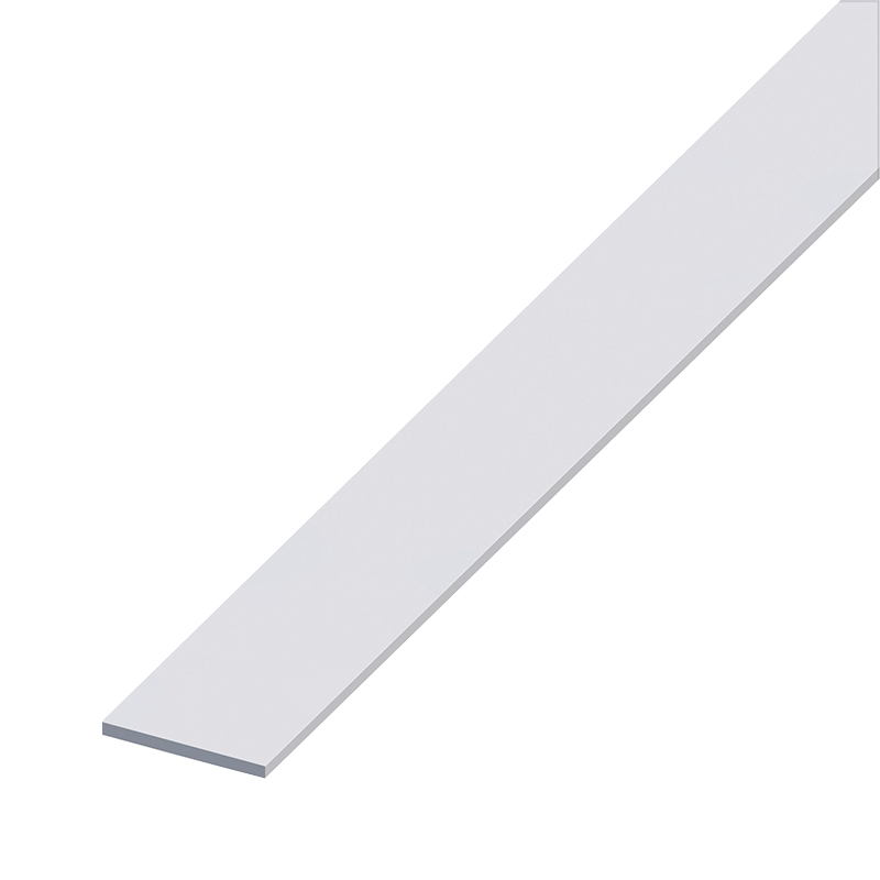 ALFER - Perfil de transição Liso 20X2MM Alumínio Prateado 1M