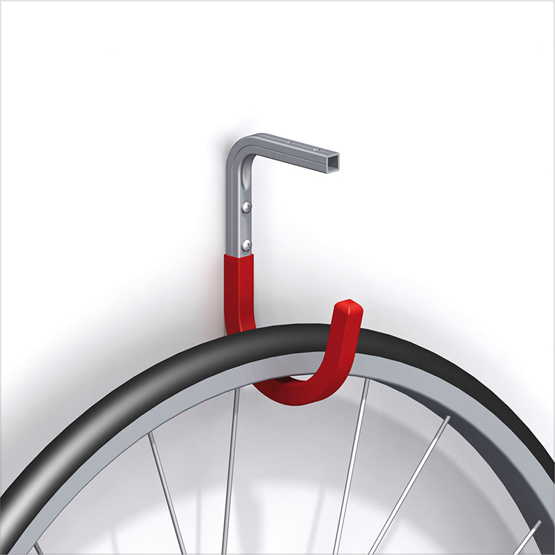 ALFER - Gancho Bicicleta Alumínio Vermelho 100X165M