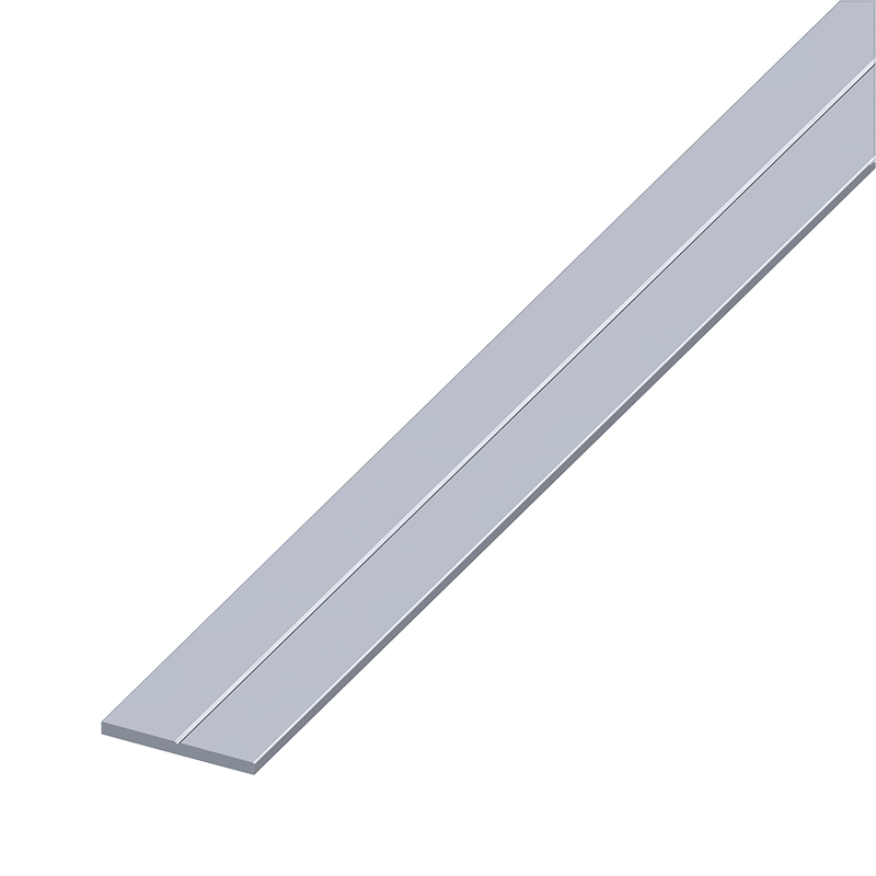 ALFER - Perfil de transição Liso 19.5X2 MM Alumínio Bruto