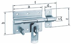 GAH - Folha Chapa Cx Cadeado 66Xd10MM Zincado