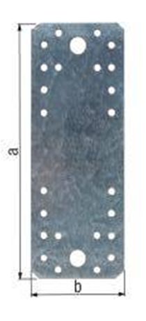 GAH - Placa Montg.100X35X2.5MM Galv