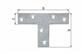 GAH - Placa T 110X140X30MM Galv