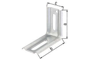 GAH - Esquadro  90. 100X70X30MM Galvanizado