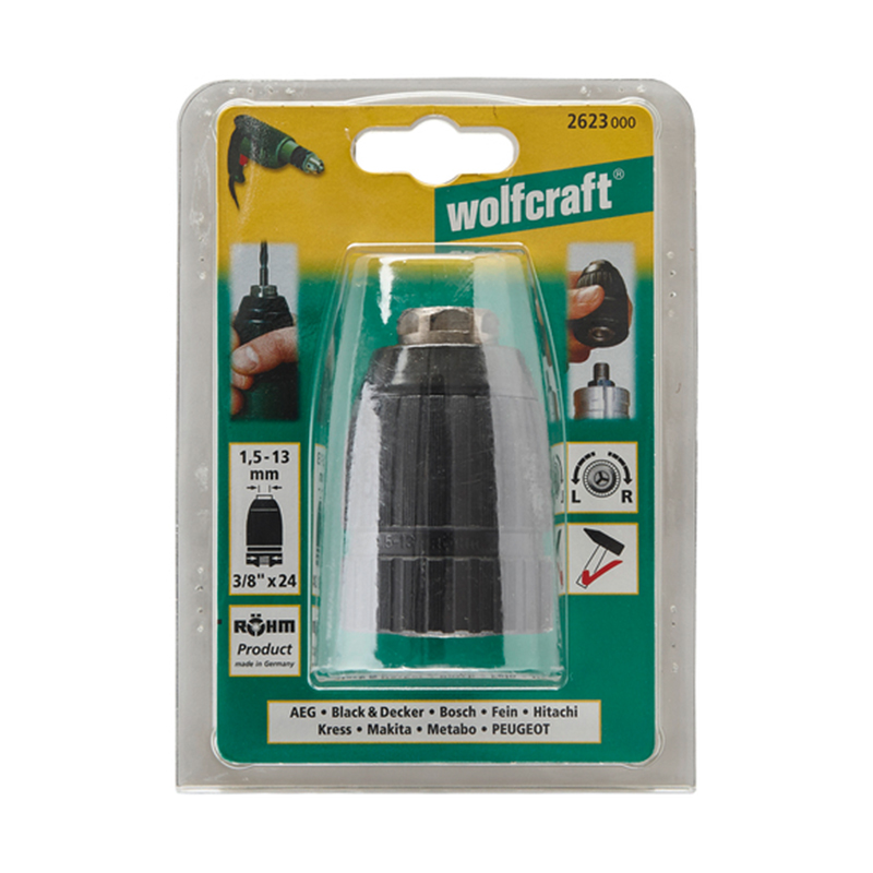 WOLFCRAFT - Mandril Brocas Aperto