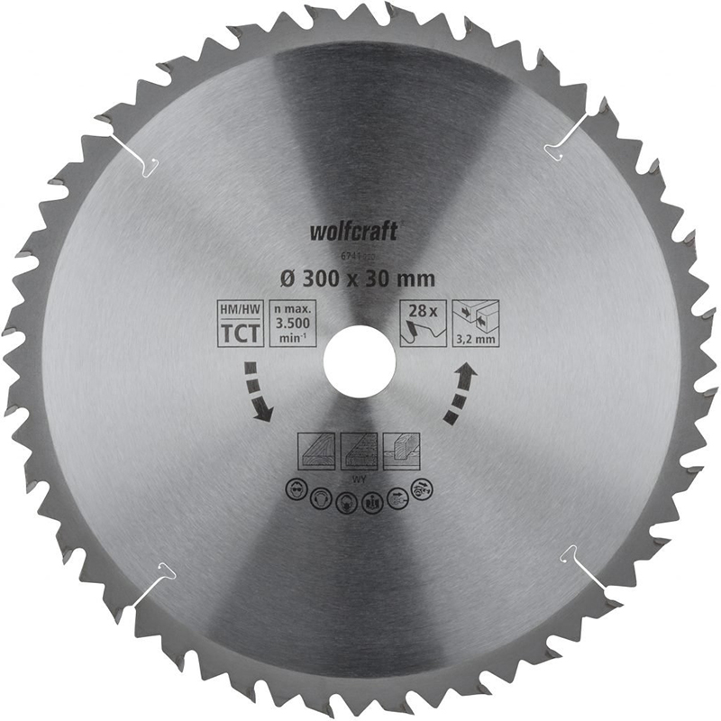 WOLFCRAFT - Folha de Serra Circular
