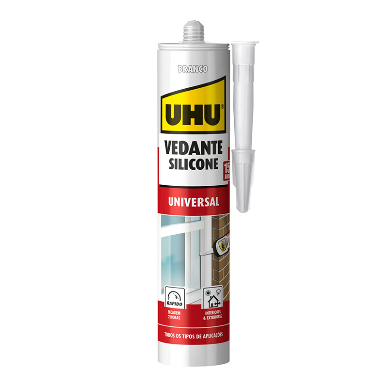 UHU - Silicone Universal Branco 280Ml