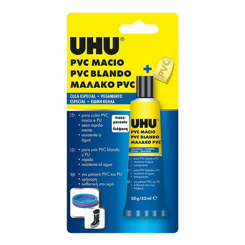 UHU - Cola PVC Macio 30Gr