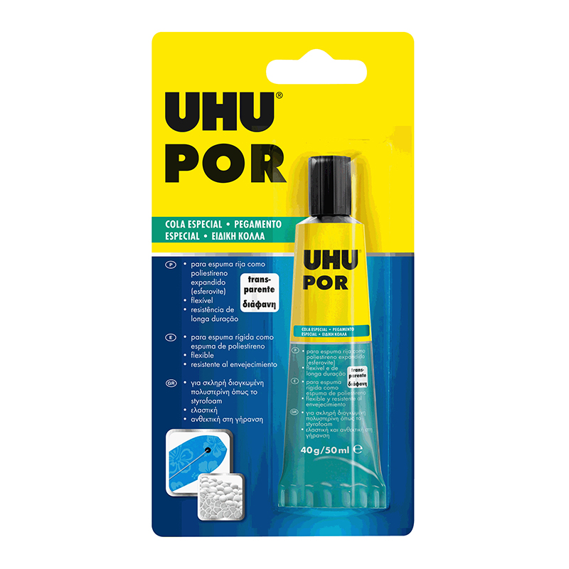 UHU - Cola Poliestireno e Esferovite 50Ml