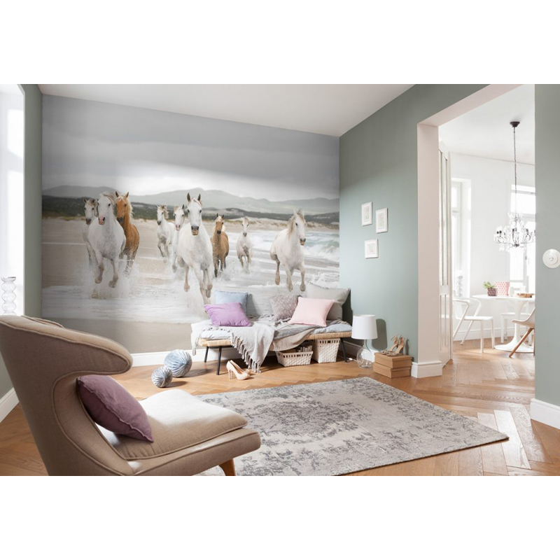KOMAR - Foto Mural White Horses