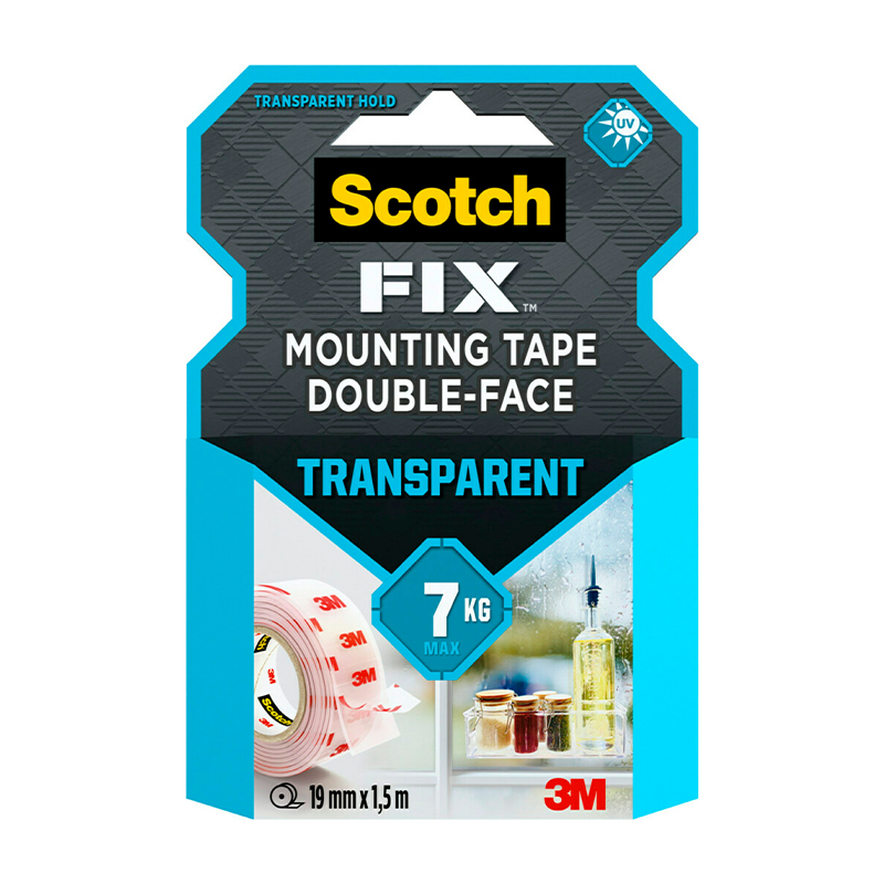 SCOTCH - Fita Dupla Face Transparente 19Mm 1.5M