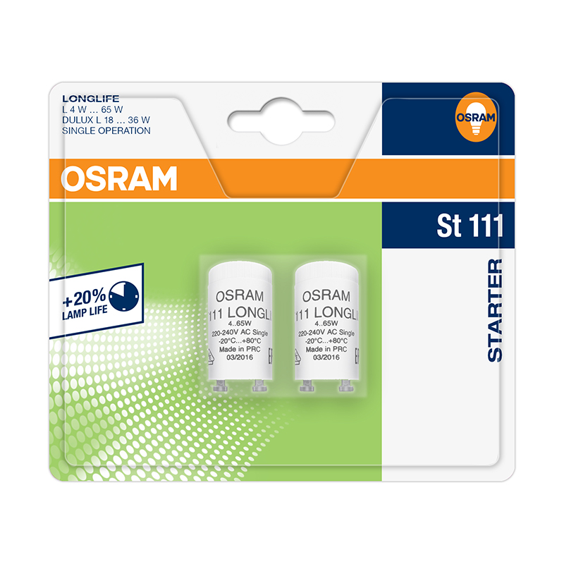 OSRAM - Arrancadores 4-80W 2UN