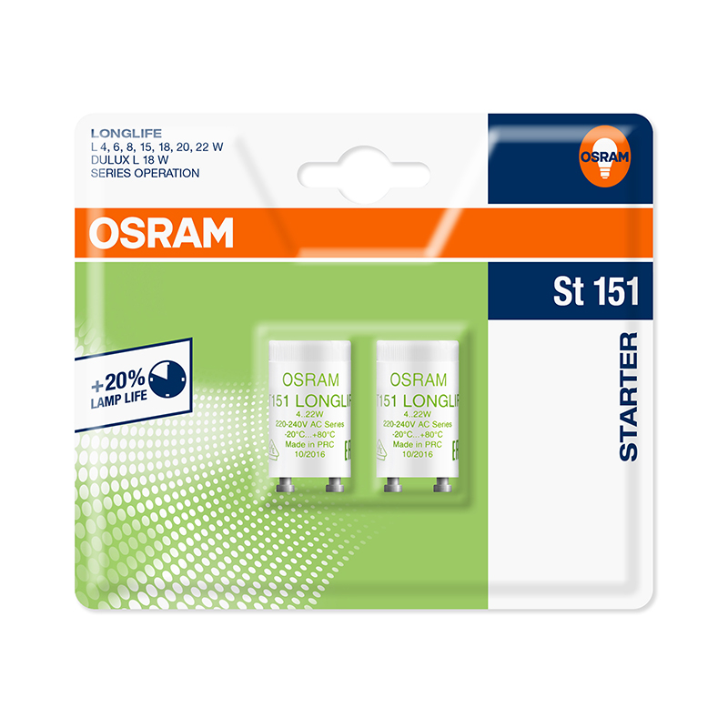 OSRAM - Arrancadores 4-22W 2UN