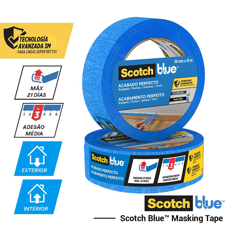 BLUE SCOTCH - Fita Mascaragem Rodapé 24Mm 41M
