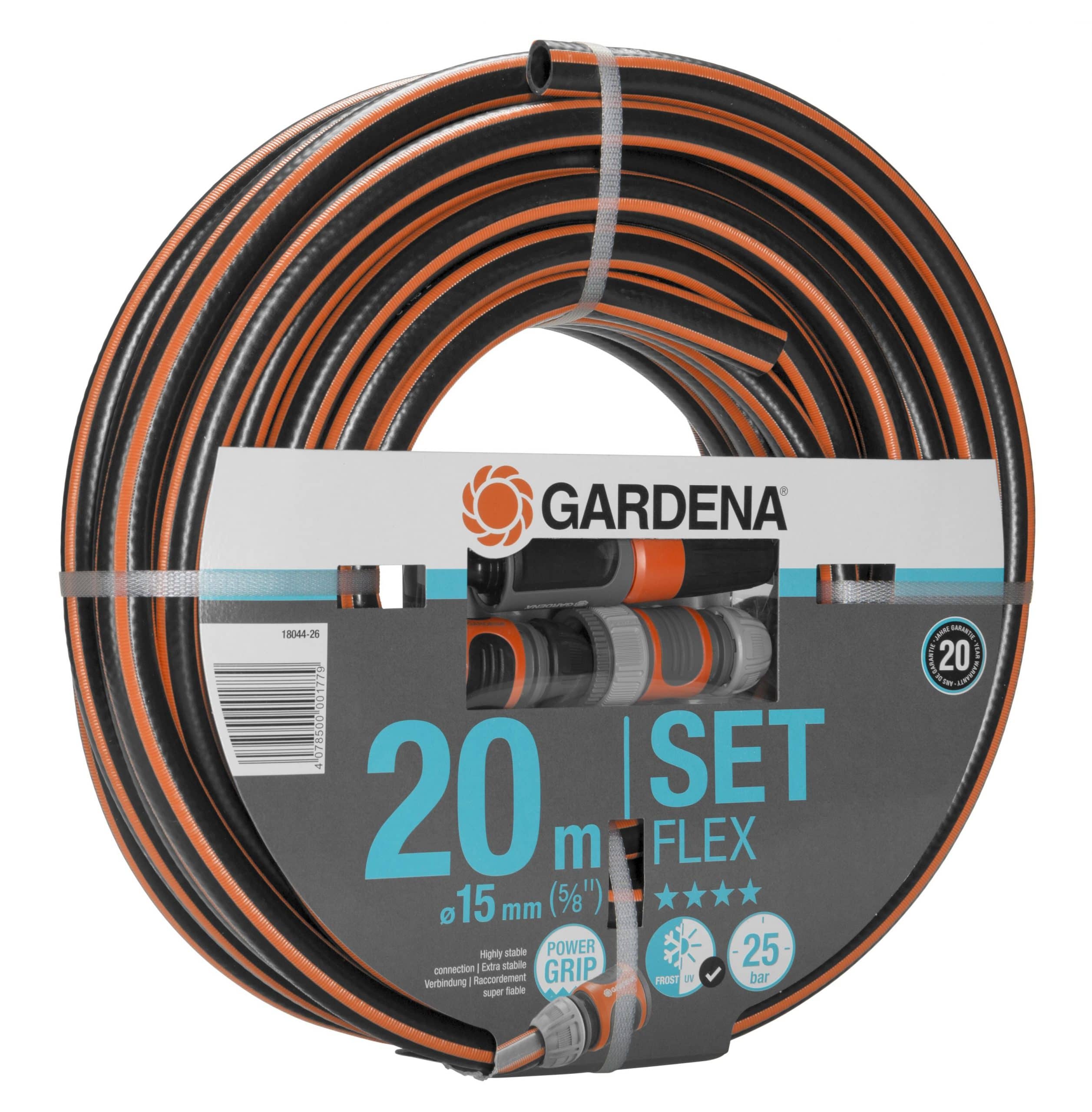 GARDENA - Kit Mangueira Flex 15Mm