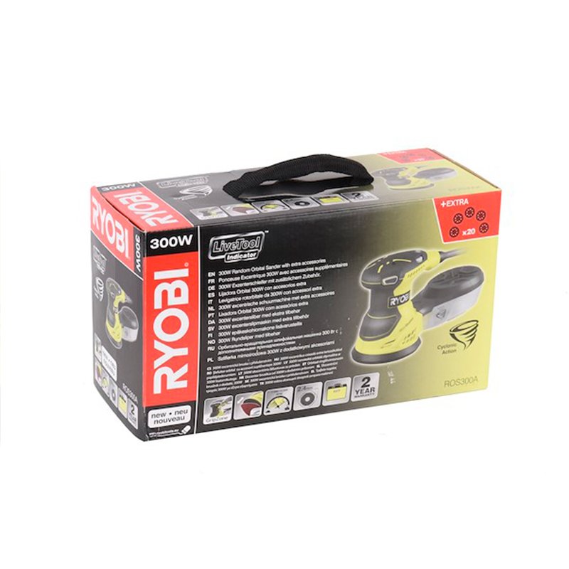 RYOBI - Lixadora Excêntrica 300W