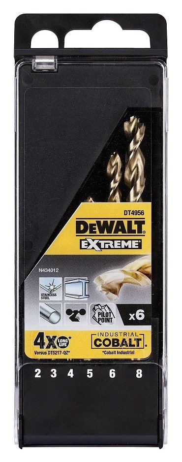 DEWALT - Set 6 Brocas Cobalto Hss-E