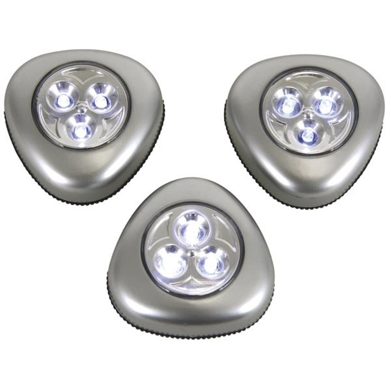 PEREL - Conjunto Lâmpadas LED Autoadesivas 3UN