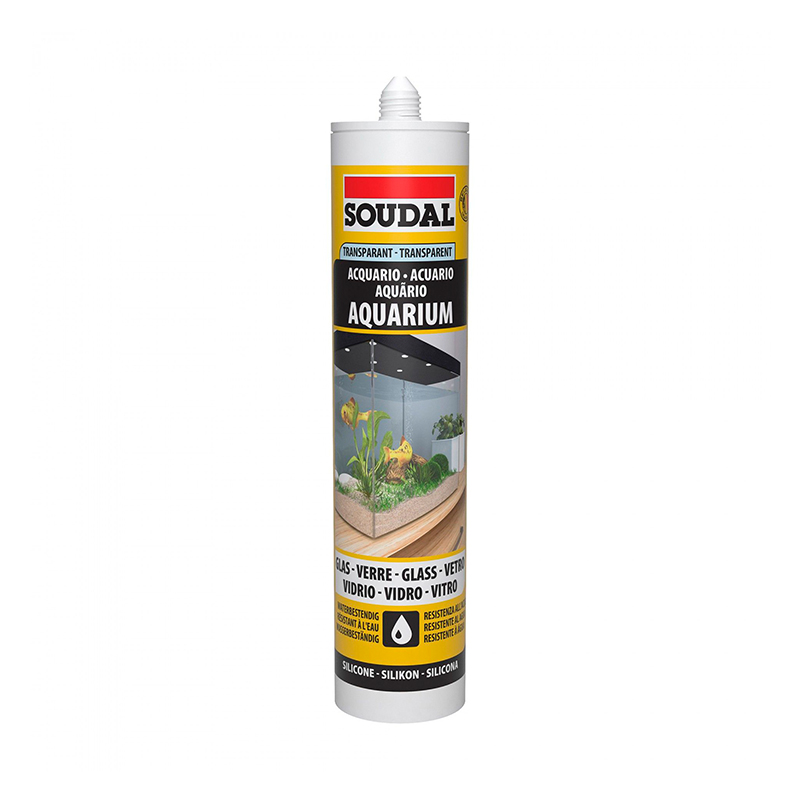 SOUDAL - Silicone Aquário Transparente 290Ml