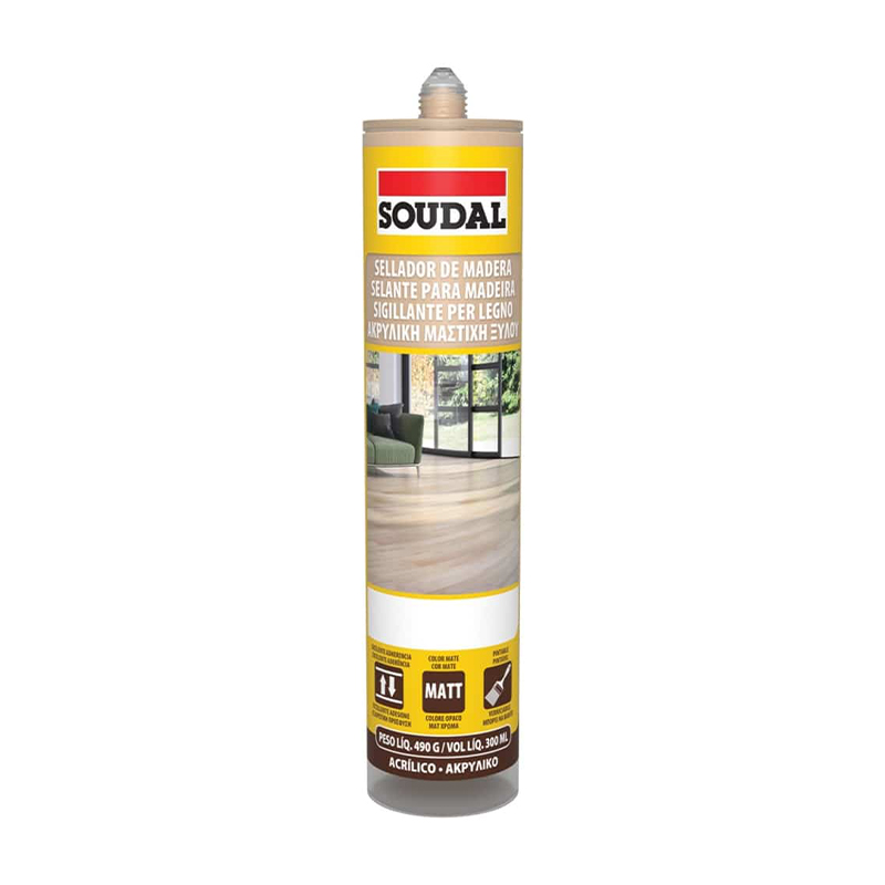 SOUDAL - Selante Madeira Carvalho 300Ml