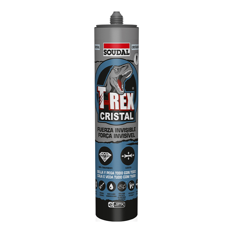 SOUDAL - Cola e Veda T-Rex Cristal 290Ml
