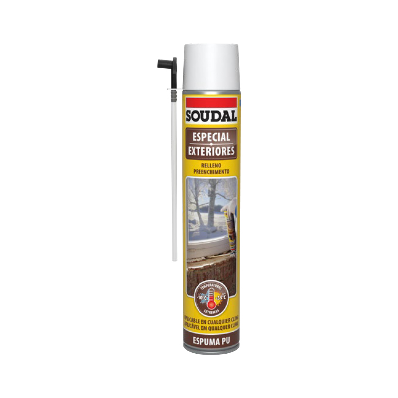 SOUDAL - Espuma Pu Especial Exteriores 750Ml
