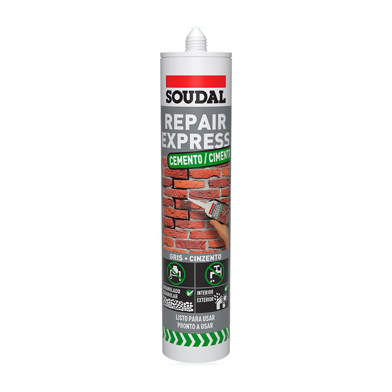 SOUDAL - Massa Acrílica Repair Express Cimento 300Ml