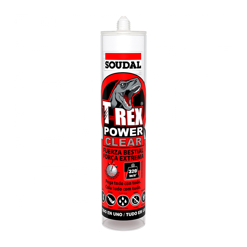 SOUDAL - Cola e Veda T-Rex Power Clear 290Ml