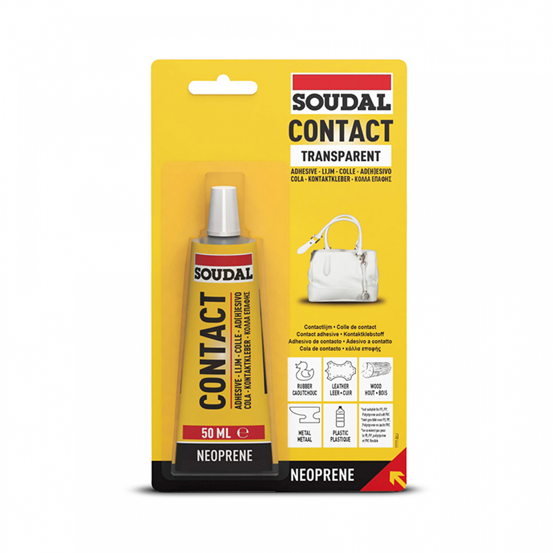 SOUDAL - Cola Contacto Transparente 50Ml