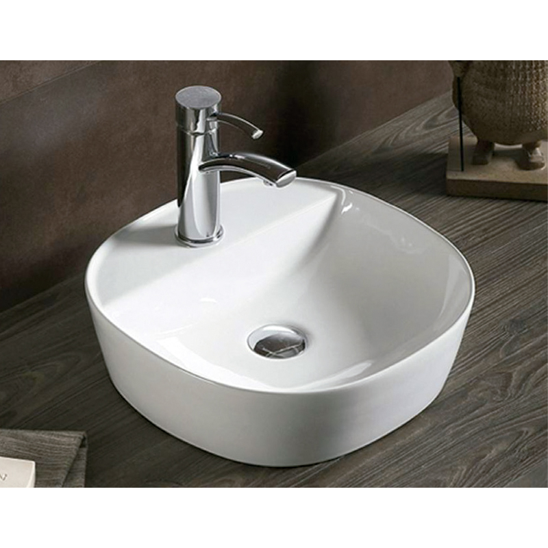SLINE - Lavatório Pia Lake Branco 400X120MM