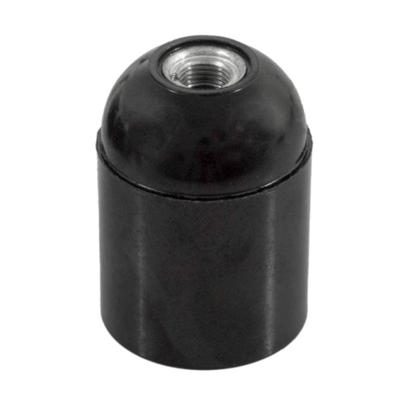 NORTECNICA - Casquilho Liso E27 Preto