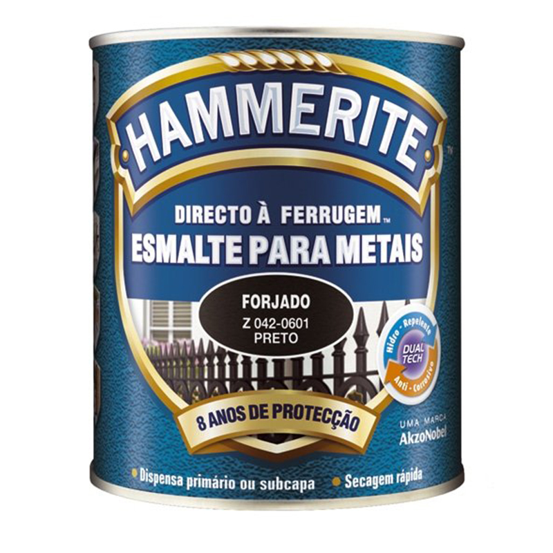 HAMMERITE - Hammerite Liso Preto 0.75L