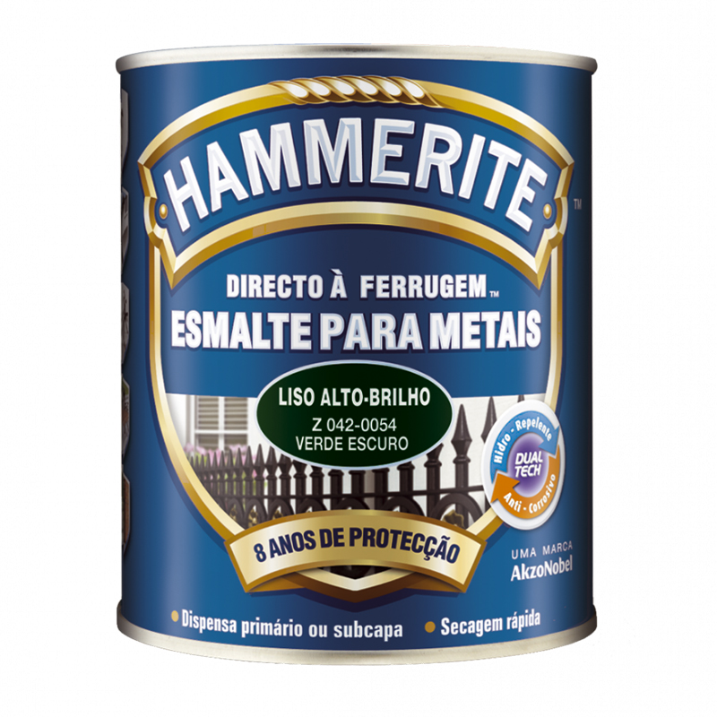 HAMMERITE - Hammerite Liso Verde Escuro 0.75L