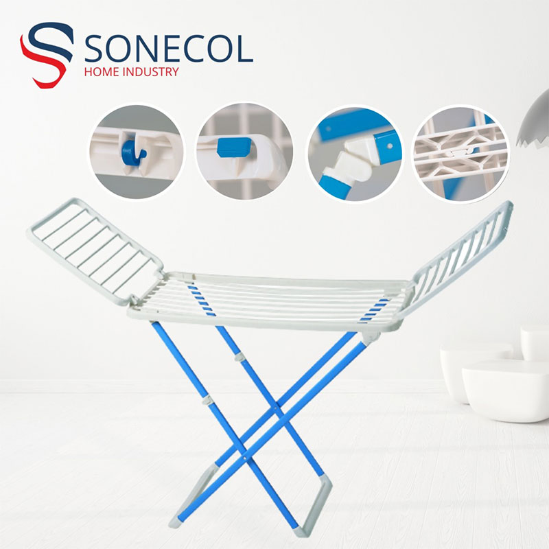 SONECOL - Estendal Roupa Resina-Metal
