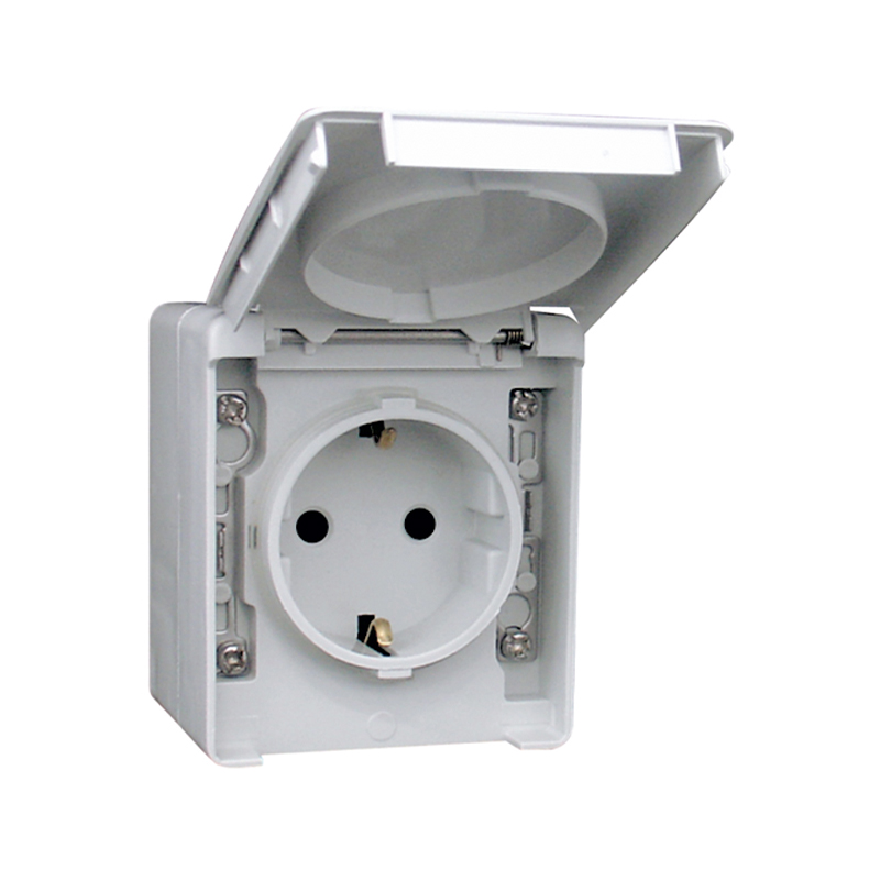 EFAPEL - Tomada 2P + T Schuko Cinza Lp65
