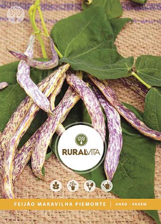 RURAL VITA - Semente Feijão Maravilha Piemonte Anão Vagem