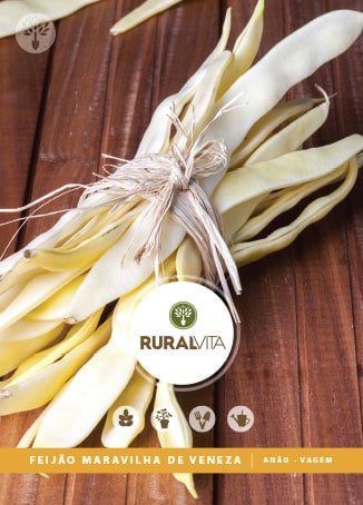 RURAL VITA - Semente Feijão Maravilha de Veneza Anão Vagem